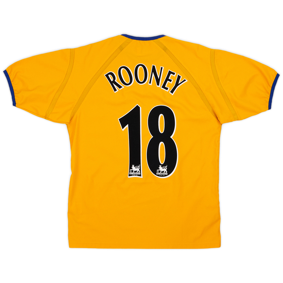 2003-04 Everton Away Shirt Rooney #18 - 8/10 - (M)