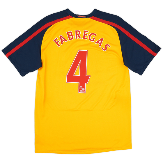 2008-09 Arsenal Away Shirt Fabregas #4 - 7/10 - (M)