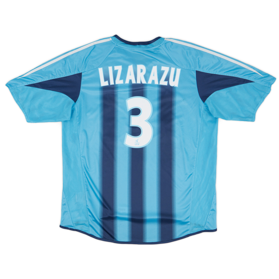 2004-05 Olympique Marseille Away Shirt Lizarazu #3 - 8/10 - (XL)