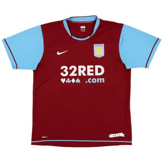 2007-08 Aston Villa Home Shirt Petrov #19 - 6/10 - (L)