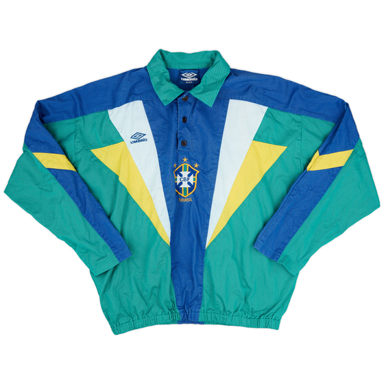 1994-96 Brazil Umbro Drill Top - 8/10 - (XL)