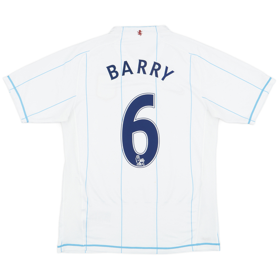 2007-08 Aston Villa Away Shirt Barry #6 - 8/10 - (S)
