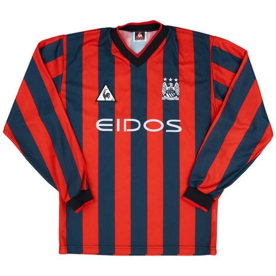 1999-02 Manchester City Third L/S Shirt #18 - 9/10 - (M.Boys)