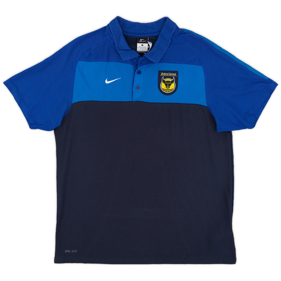 2011-12 Oxford United Nike Training Polo Shirt - 8/10 - (L)