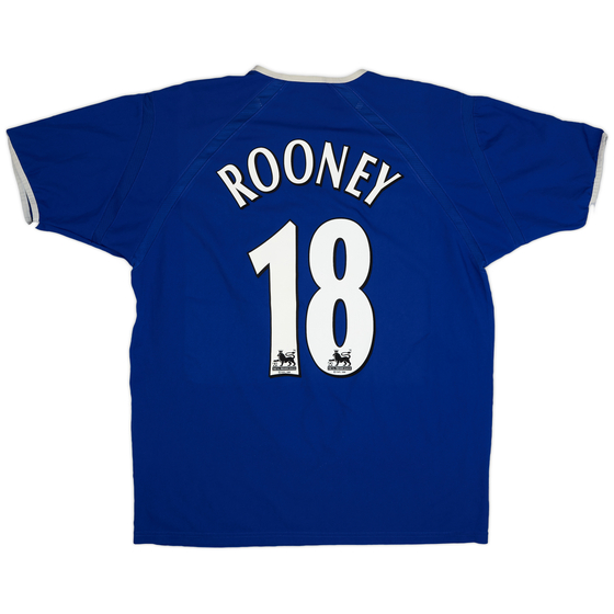 2003-04 Everton Home Shirt Rooney #18 - 7/10 - (L)