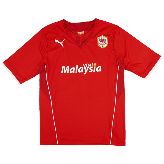 2013-14 Cardiff Home Shirt - 8/10 - (M)