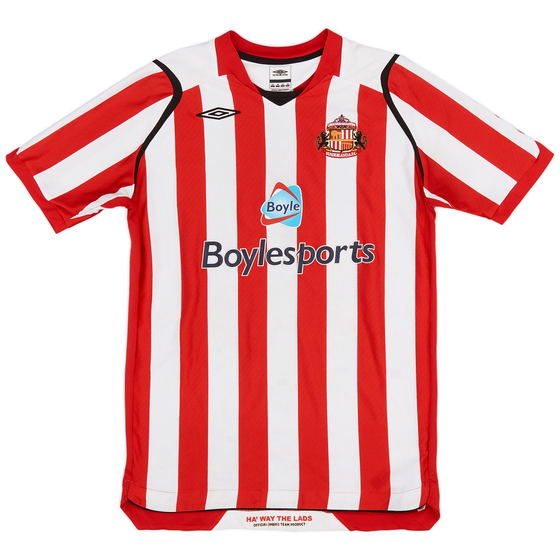 2008-09 Sunderland Home Shirt - 7/10 - (XL.Boys)