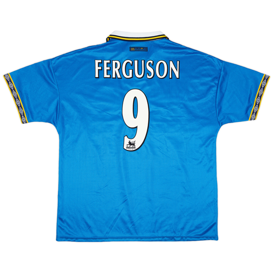 1997-99 Everton Home Shirt Ferguson #9 - 9/10 - (XXL)