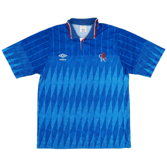 1989-91 Chelsea Home Shirt - 9/10 - (M)