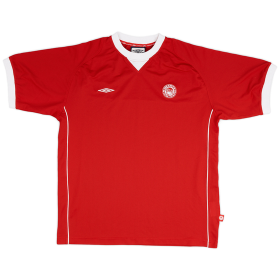 2000-01 Olympiakos Umbro Training Shirt - 9/10 - (L)
