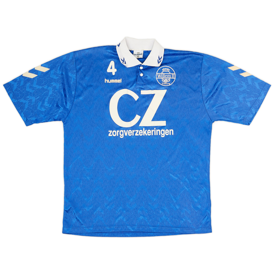 1994-96 Willem II Player Issue Hummel Training Shirt #4 - 8/10 - (XXL)