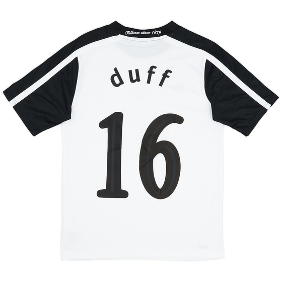 2009-10 Fulham Home Shirt Duff #16 - 7/10 - (XL.Boys)
