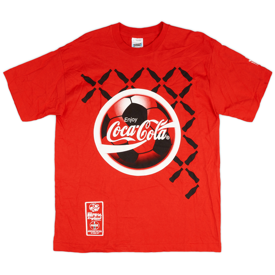1996 England 'Coca-Cola Euro 96' Leisure Shirt - 9/10 - (L)