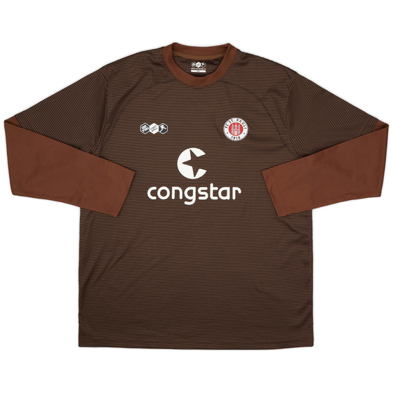 2008-09 St Pauli Home L/S Shirt - 9/10 - (XXL)