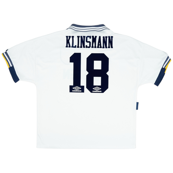 1993-95 Tottenham Home Shirt Klinsmann #18 - 8/10 - (XXL)