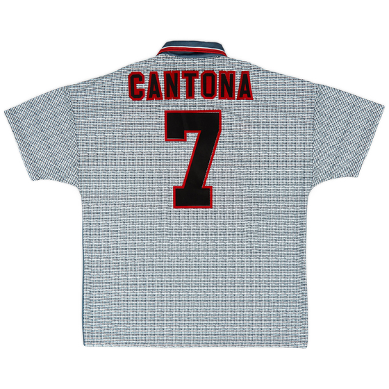 1995-96 Manchester United Away Shirt Cantona #7 - 9/10 - (XL)