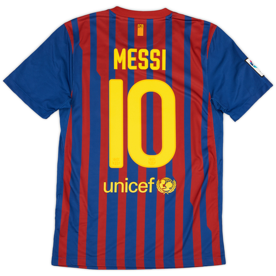 2011-12 Barcelona Home Shirt Messi #10 - 9/10 - (S)