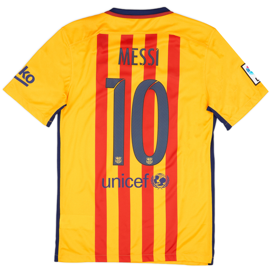 2015-16 Barcelona Away Shirt Messi #10 (S)