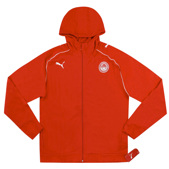 2008-09 Olympiakos Puma Hooded Sweat Jacket (XXL.Kids)