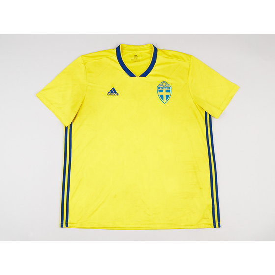 2017-19 Sweden Home Shirt - 5/10 - (XXL)