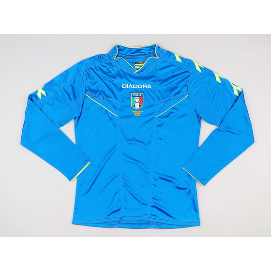 2010-11 Italy Diadora Referee L/S Shirt - 8/10 - (S)