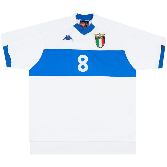 1999 Italy Match Issue Away Shirt #8
