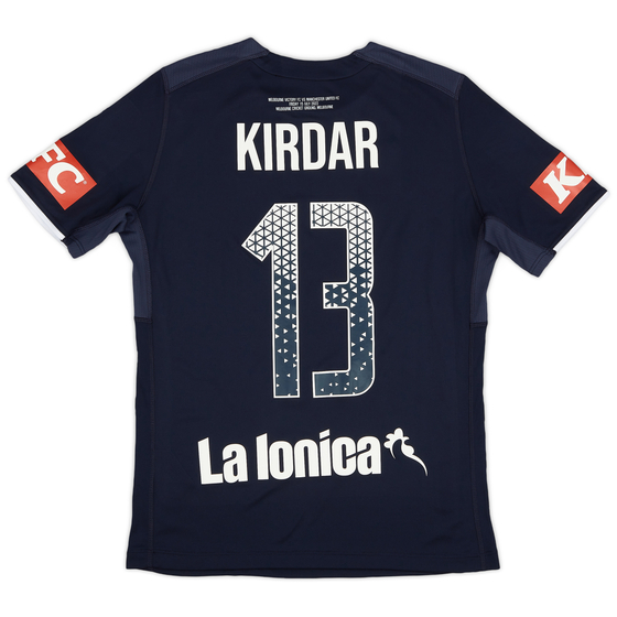 2022-23 Melbourne Victory Match Issue Home Shirt Kirdar #13