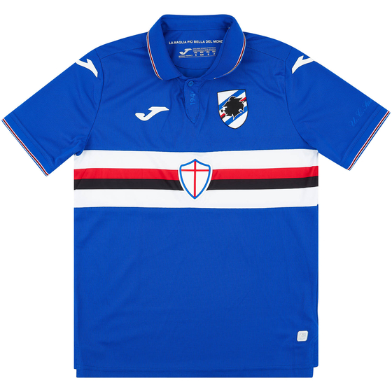 2019-20 Sampdoria Home Shirt #3 - 9/10 - (S)