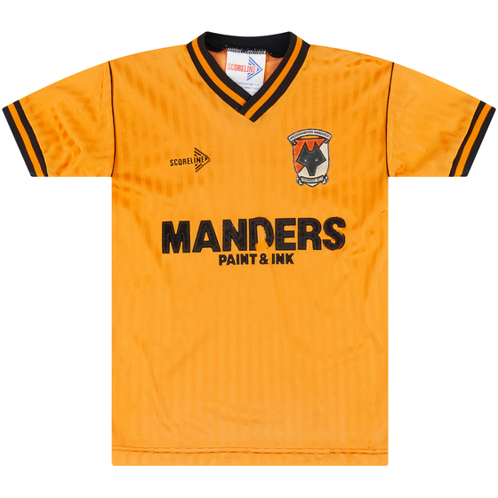 1989-90 Wolves Home Shirt - 5/10 - (S.Boys)