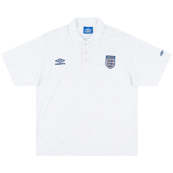 1998-00 England Umbro Polo Shirt - 8/10 - (S)