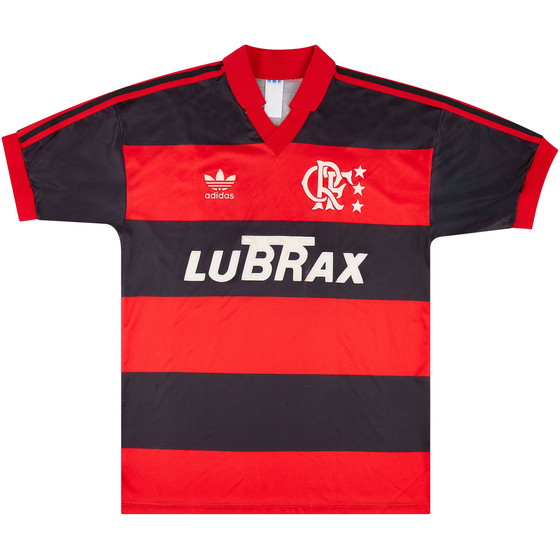 1990-92 Flamengo Home Shirt #10 - 7/10 - (M/L)