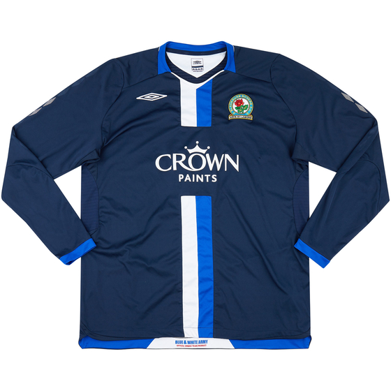 2008-09 Blackburn Away L/S Shirt #5 - 5/10 - (XL)