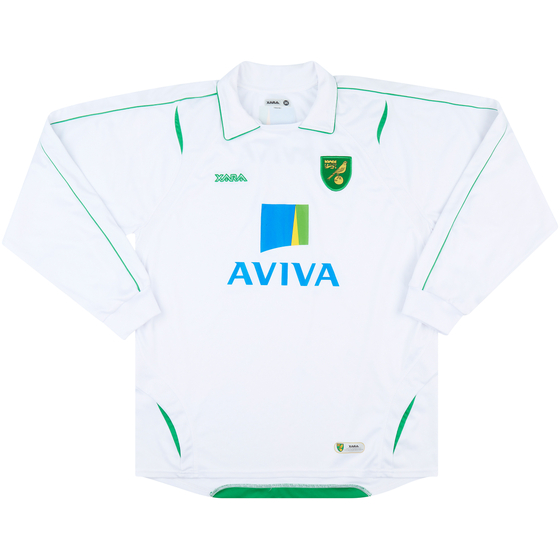 2009-11 Norwich Away L/S Shirt - 8/10 - (XL)