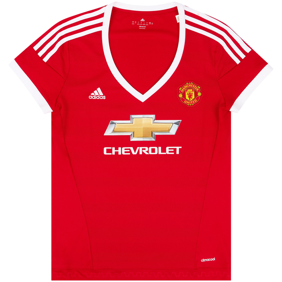 2015-16 Manchester United Home Shirt - 10/10 - (Women's L)
