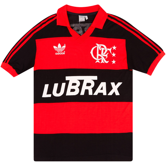 1989-90 Flamengo Home Shirt #10 - 7/10 - (M)