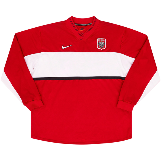 1998-99 Poland Away L/S Shirt - 7/10 - (XL)