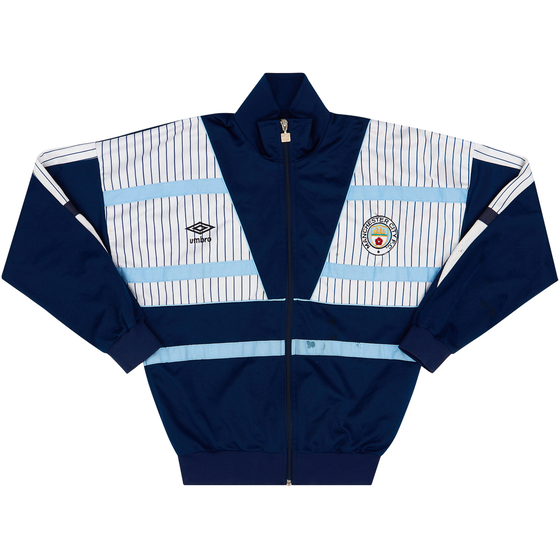 1991-92 Manchester City Umbro Track Top - 6/10 - (S)
