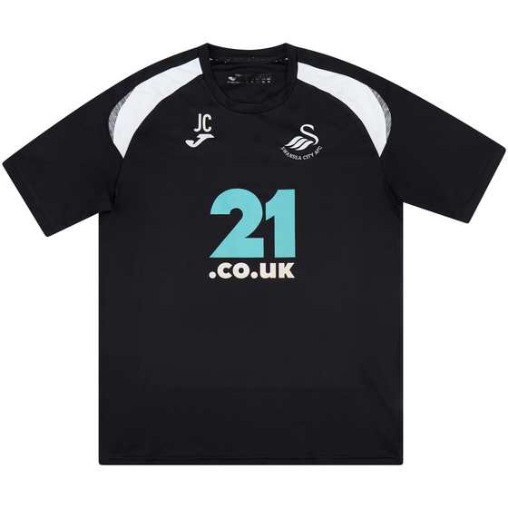 2018-19 Swansea Staff Issue Joma Training Shirt 'JC' - 8/10 - (M)