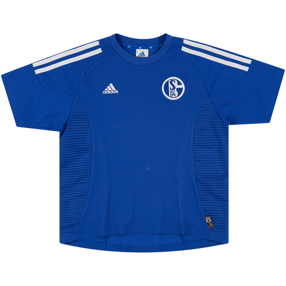 2002-04 Schalke Home Shirt - 9/10 - (L.Boys)