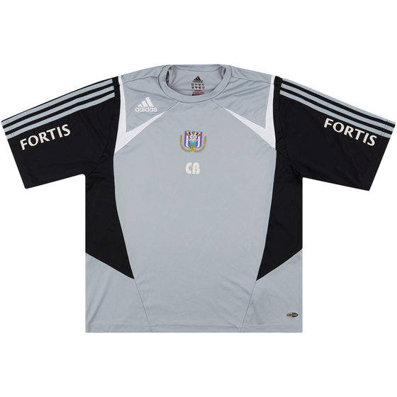 2007-08 Anderlecht Staff Issue adidas Training Shirt 'CB' - 6/10 - (L)