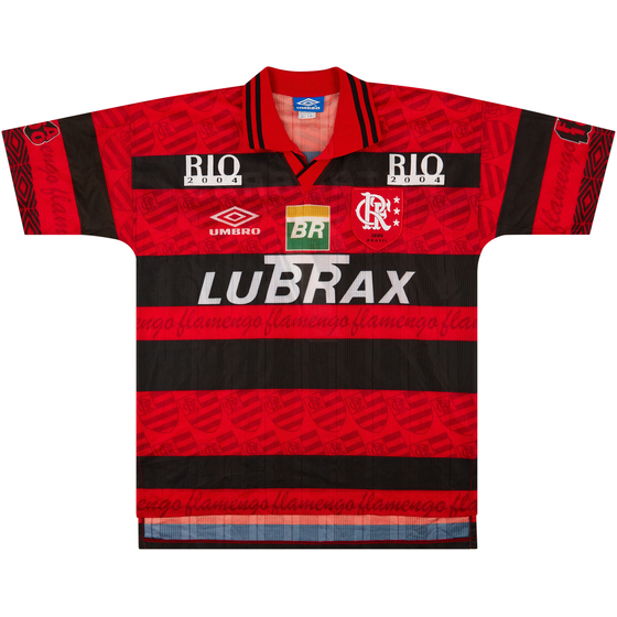 1995-96 Flamengo Centenary Home Shirt #7 - 8/10 - (XL)