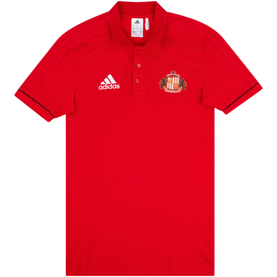 2017-18 Sunderland adidas Polo Shirt - 9/10 - (S)