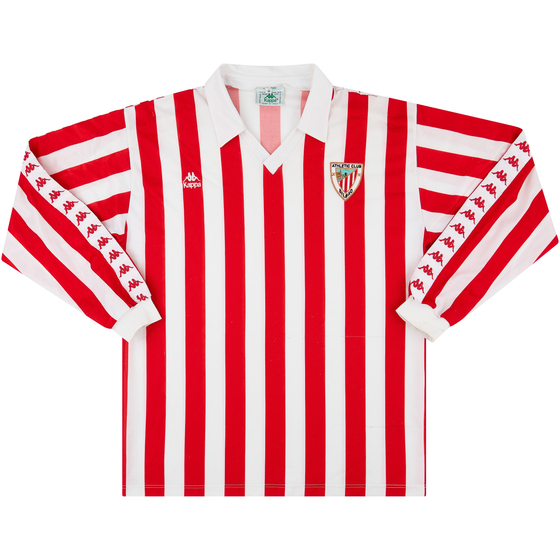1991-93 Athletic Bilbao Home L/S Shirt - 7/10 - (XL)