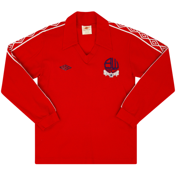 1977-81 Bolton Away L/S Shirt - 9/10 - (S)