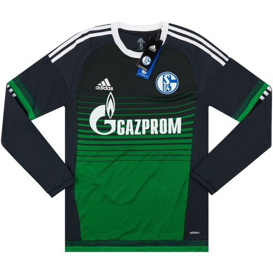 2015-17 Schalke Player Issue Third L/S Shirt (S/M)
