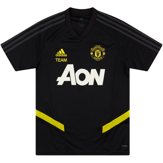 2019-20 Manchester United Staff Issue adidas Training Shirt - 9/10 - (S)