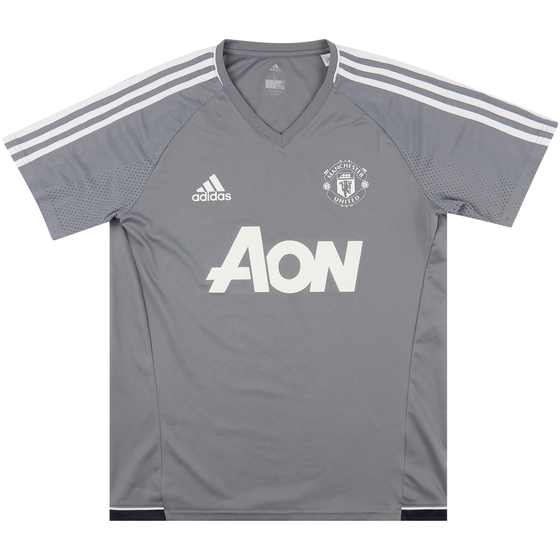 2017-18 Manchester United Player Issue Training Shirt - 6/10 - (L)