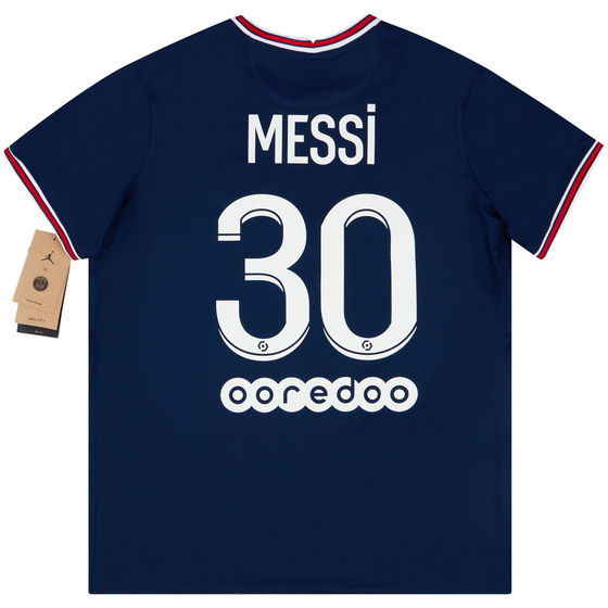 2021-22 Paris Saint-Germain Home Shirt Messi #30 (Women's XL)