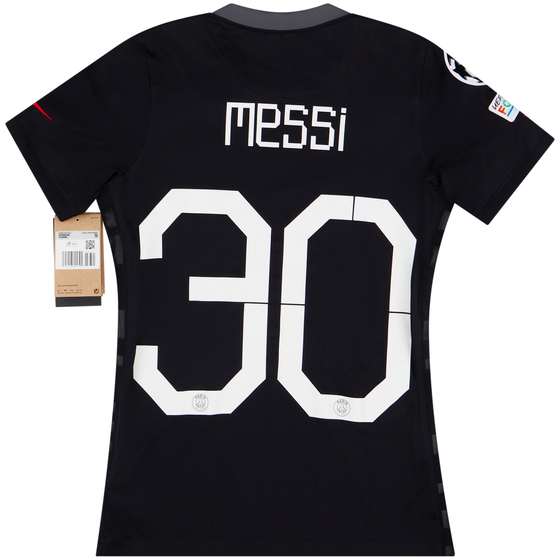 2021-22 Paris Saint-Germain Third Shirt Messi #30 (Women's XS)