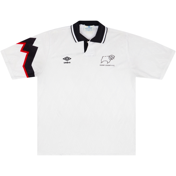 1991-93 Derby County Home Shirt - 6/10 - (XL)